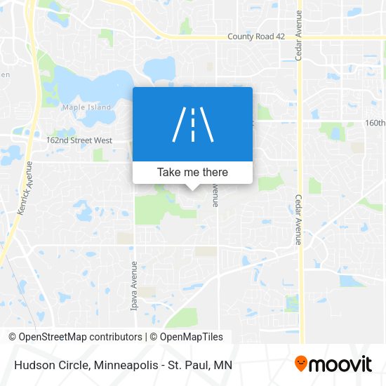 Hudson Circle map