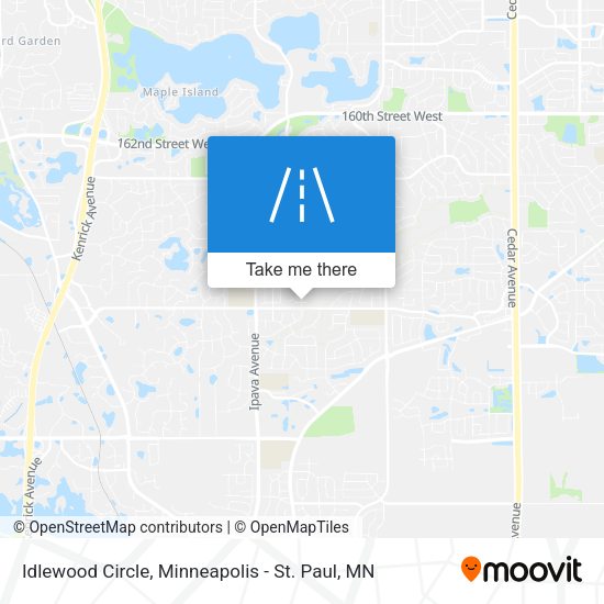 Mapa de Idlewood Circle