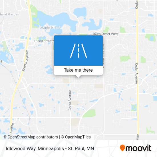 Mapa de Idlewood Way