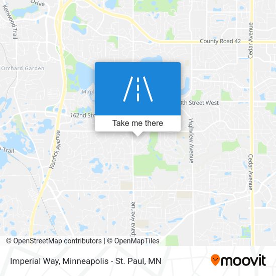 Imperial Way map