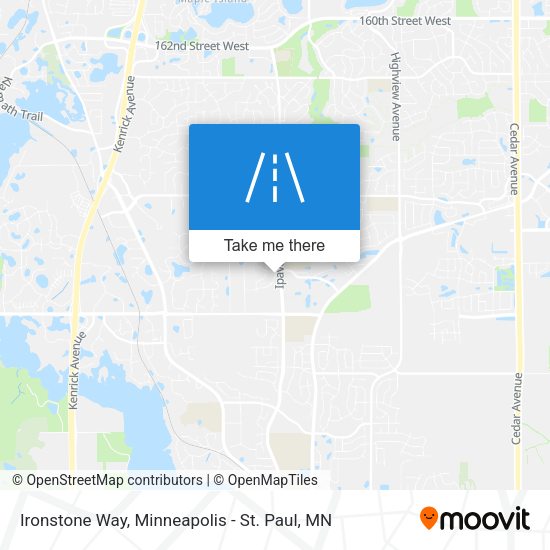Ironstone Way map