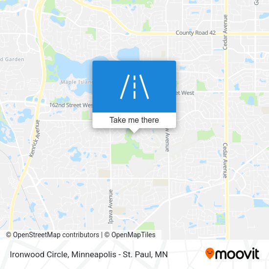Mapa de Ironwood Circle