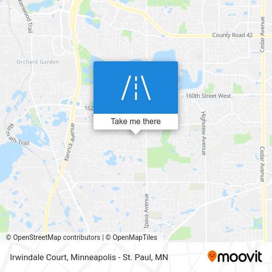 Irwindale Court map