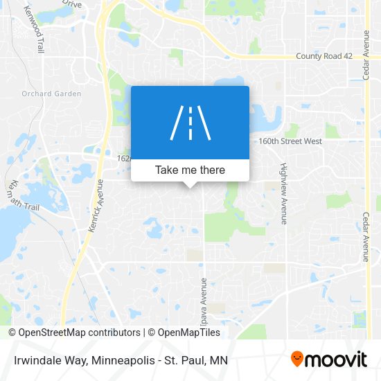 Irwindale Way map