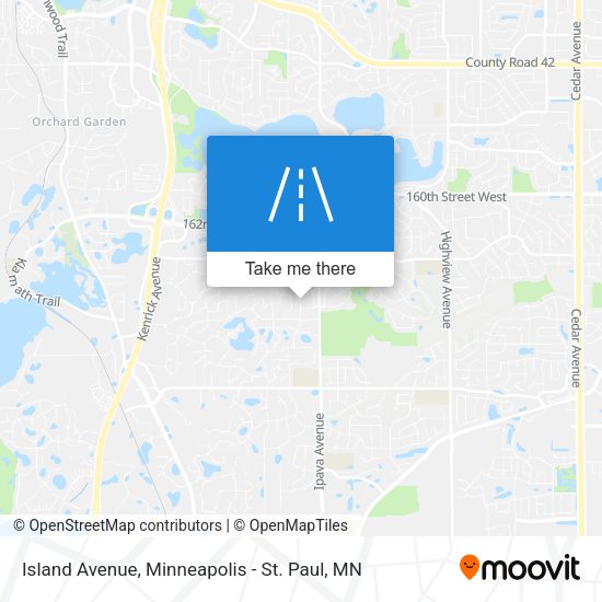 Island Avenue map