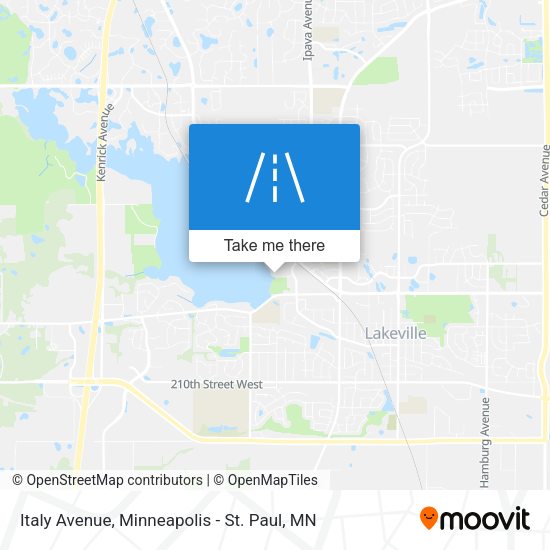 Mapa de Italy Avenue