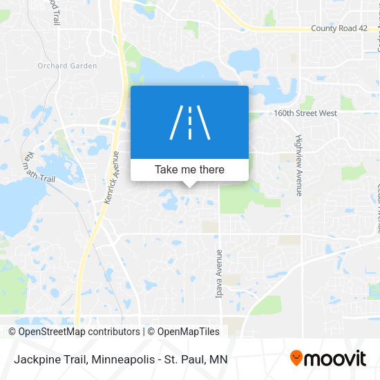 Mapa de Jackpine Trail