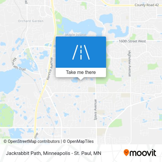 Mapa de Jackrabbit Path