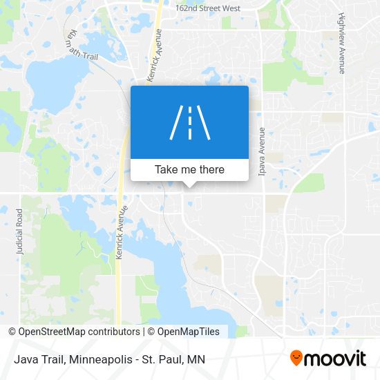 Mapa de Java Trail