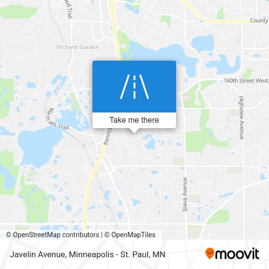 Javelin Avenue map
