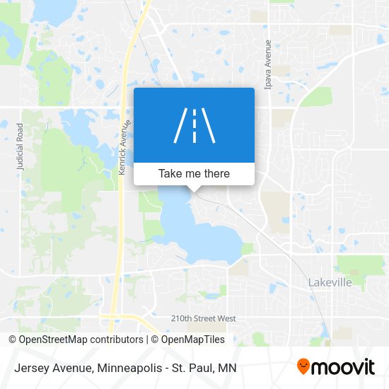 Mapa de Jersey Avenue