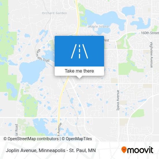 Mapa de Joplin Avenue