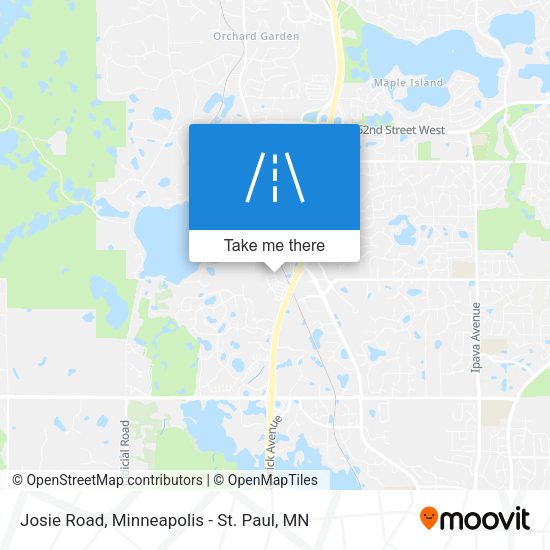 Mapa de Josie Road