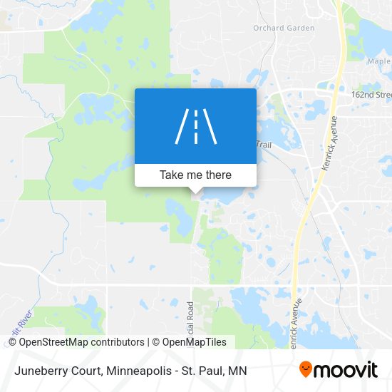 Juneberry Court map