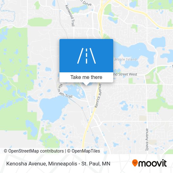 Kenosha Avenue map