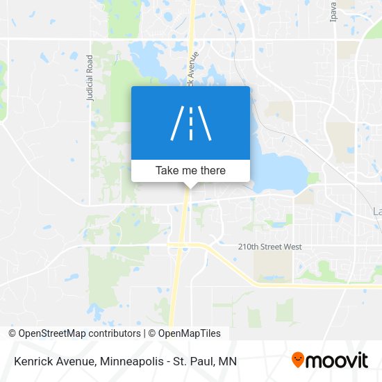 Mapa de Kenrick Avenue