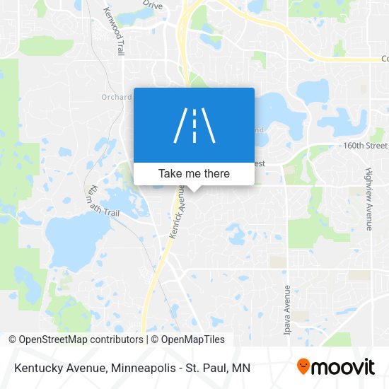 Mapa de Kentucky Avenue