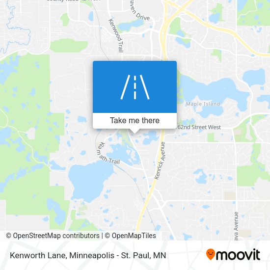 Kenworth Lane map