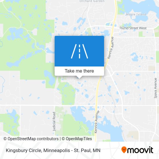 Mapa de Kingsbury Circle