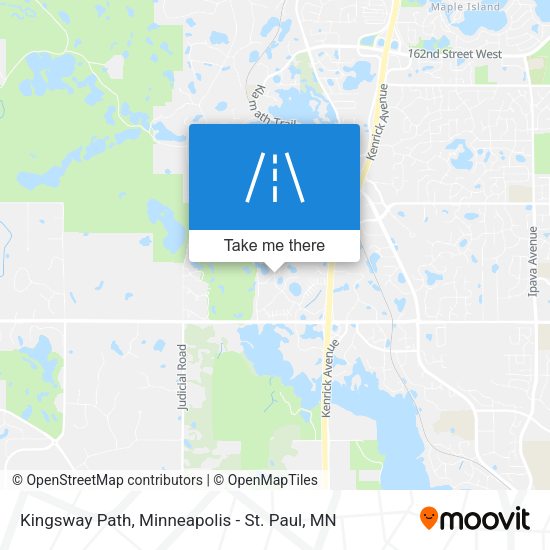 Mapa de Kingsway Path