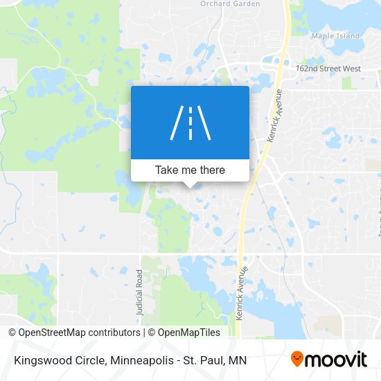 Mapa de Kingswood Circle