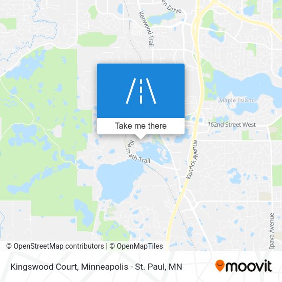 Mapa de Kingswood Court