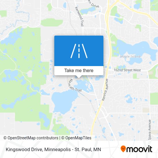 Mapa de Kingswood Drive