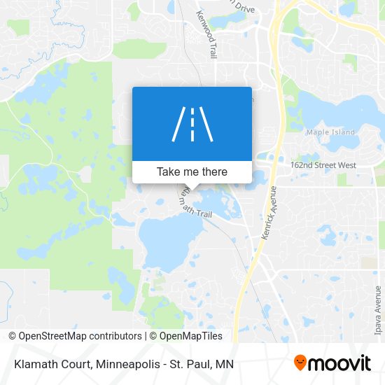 Mapa de Klamath Court