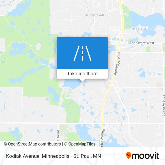 Kodiak Avenue map