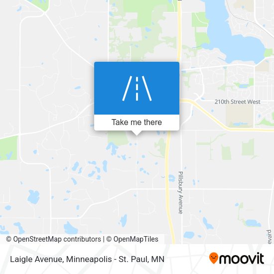 Mapa de Laigle Avenue