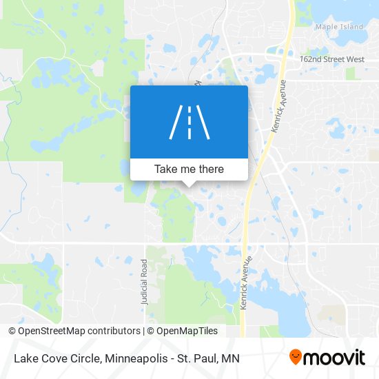 Lake Cove Circle map