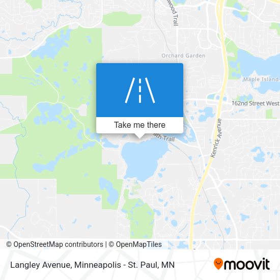 Langley Avenue map