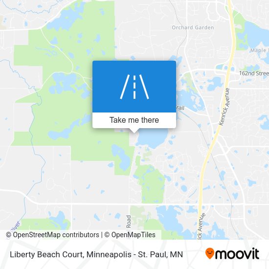 Liberty Beach Court map