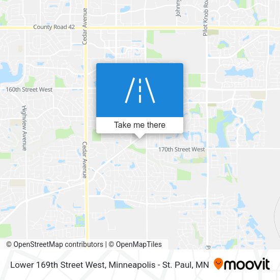 Lower 169th Street West map