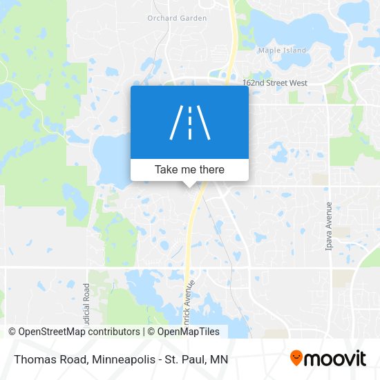 Mapa de Thomas Road