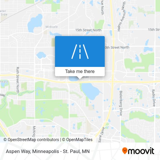 Aspen Way map