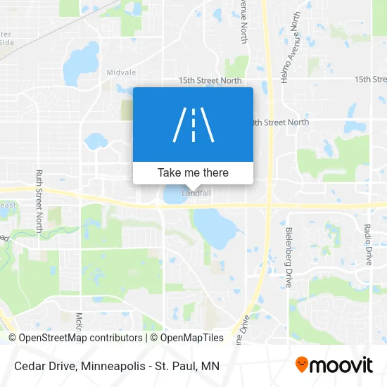 Mapa de Cedar Drive