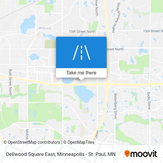 Dellwood Square East map