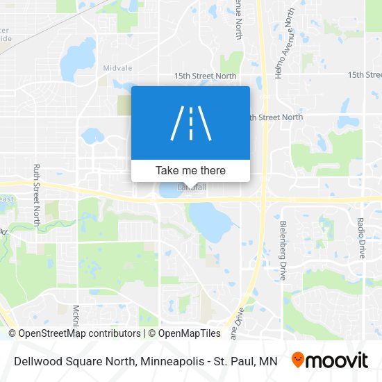 Mapa de Dellwood Square North