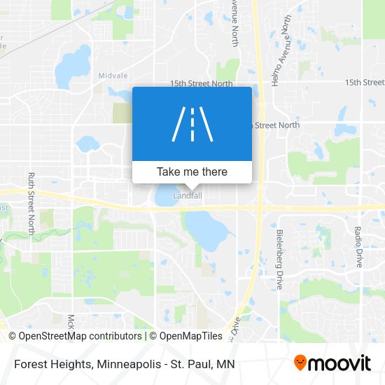 Mapa de Forest Heights
