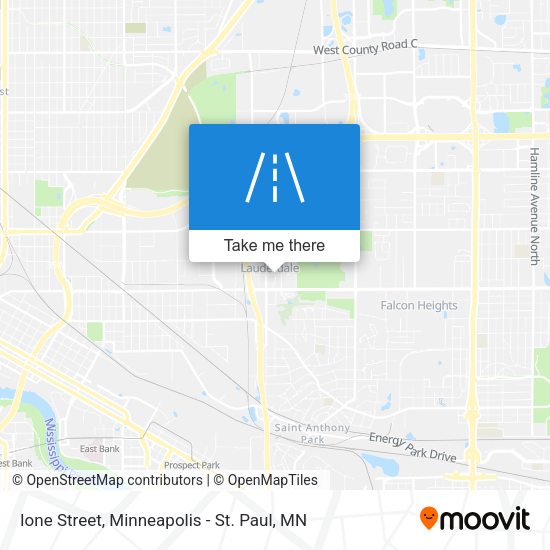 Ione Street map