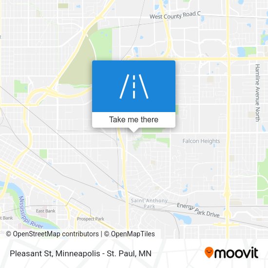 Pleasant St map