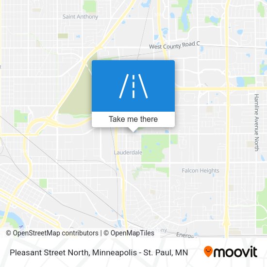 Mapa de Pleasant Street North