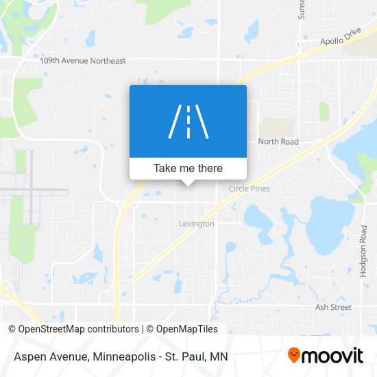 Aspen Avenue map