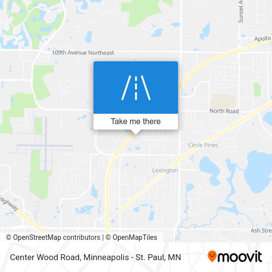Mapa de Center Wood Road