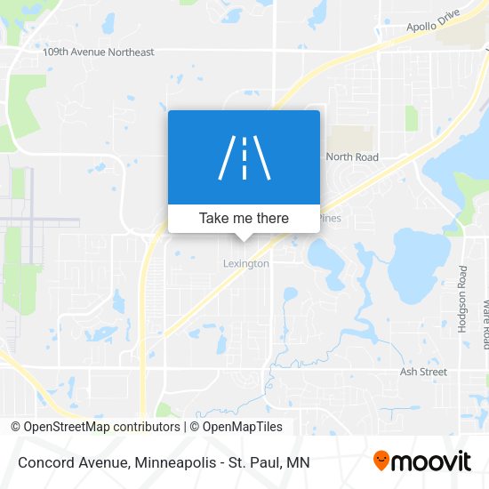 Concord Avenue map