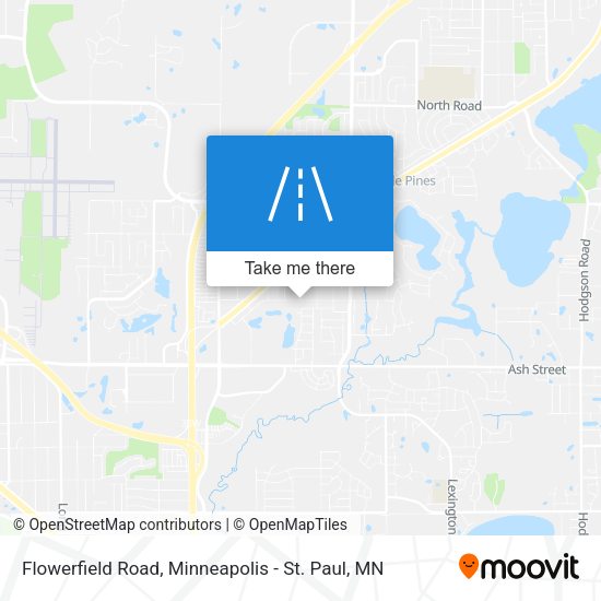 Mapa de Flowerfield Road