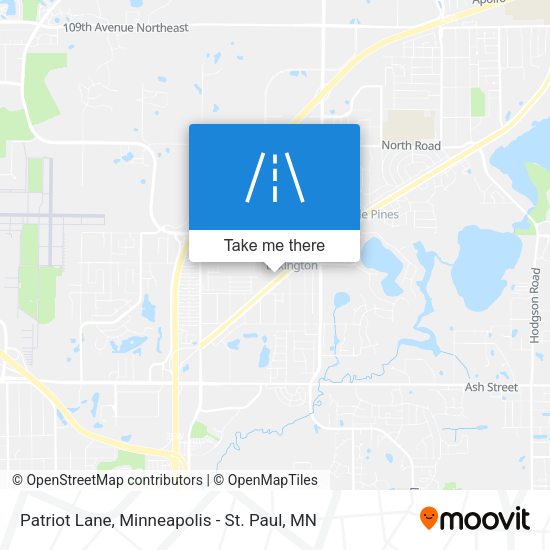 Mapa de Patriot Lane
