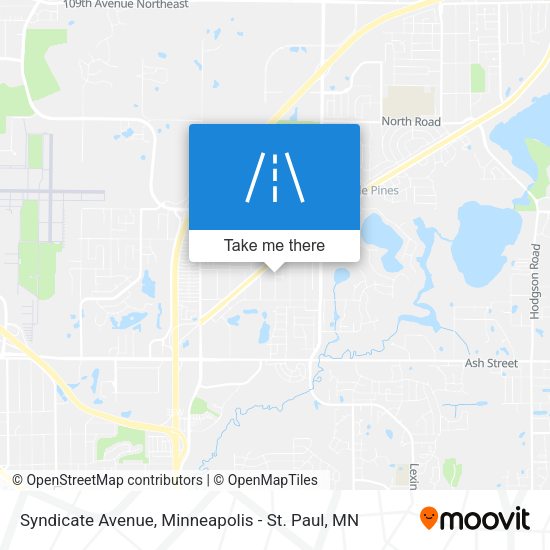 Syndicate Avenue map