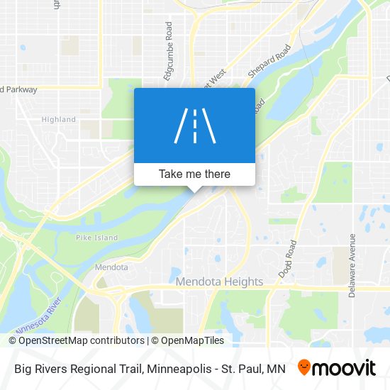 Big Rivers Regional Trail map
